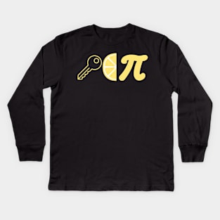 Key Lime Pi Funny Kids Long Sleeve T-Shirt